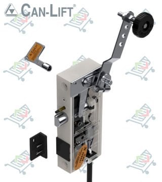 Can Lift CL-06 M SW-KT Çift Emniyetli Çift Dilli Asansör Kat Kapı Kilidi (Swichli)