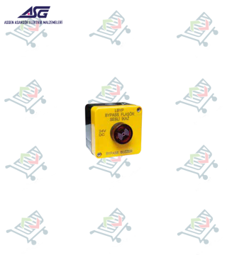 1'li boş kutuya monte 24VDC Bypass buzzer