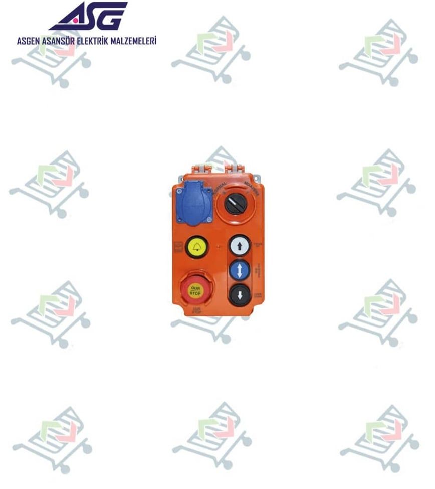 ASANSÖR KUYU DİBİ MUAYENE İSTASYONU KUYU DİBİ ES542 Stop Işıklı Alarm