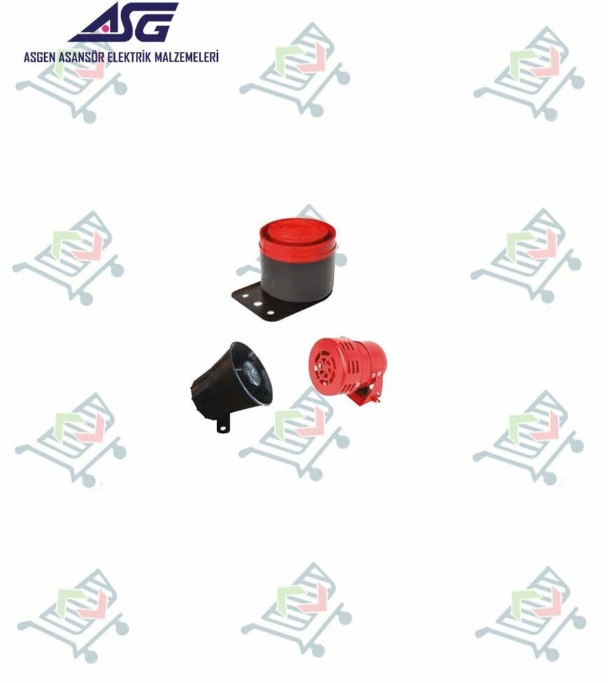 Siren 220V AC Plastik Gövde