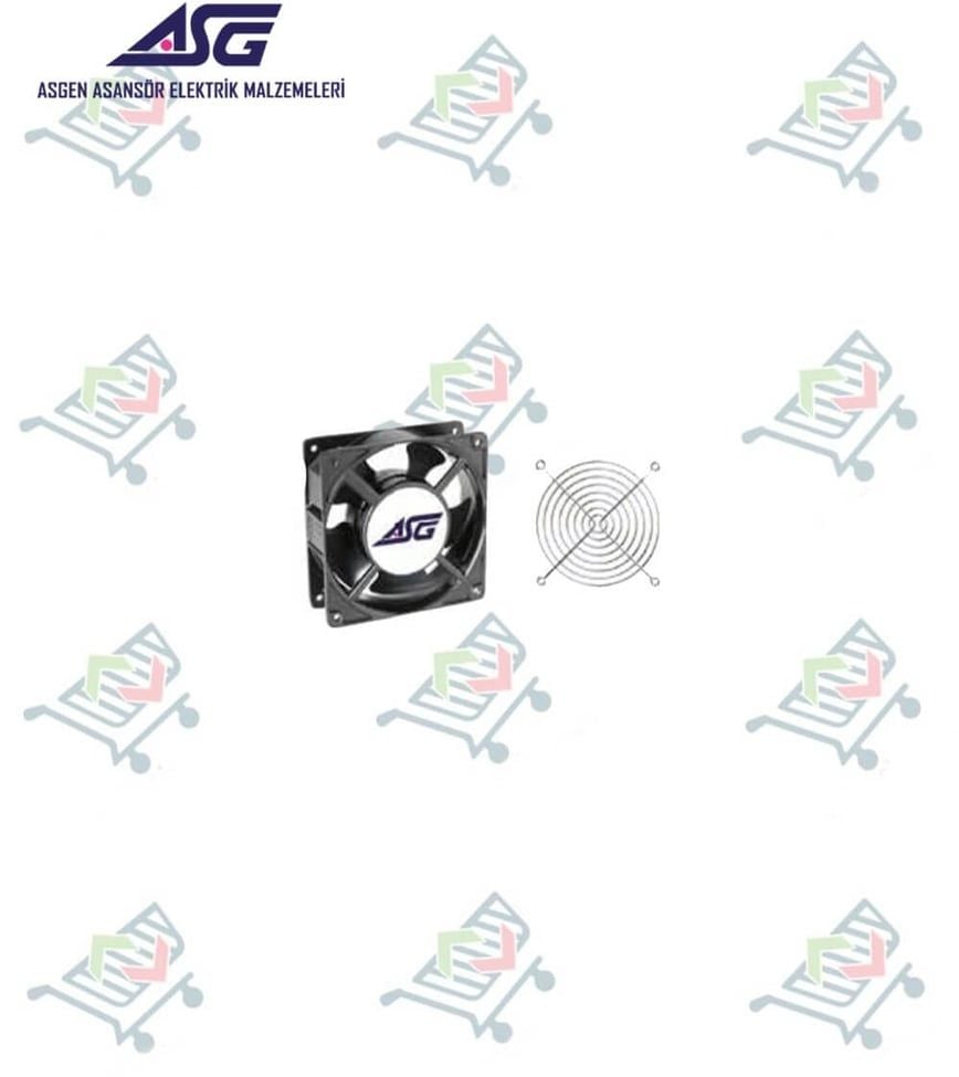 120x120x38 mm Kare Fan Kablolu