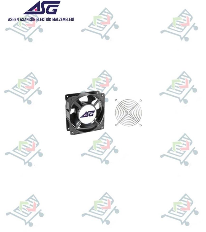 120x120x38 mm Kare Fan Kablolu