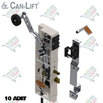 Can Lift CL-05 M Çift Emniyetli Çift Dilli Asansör Kapı Kilidi (10'lu Paket)