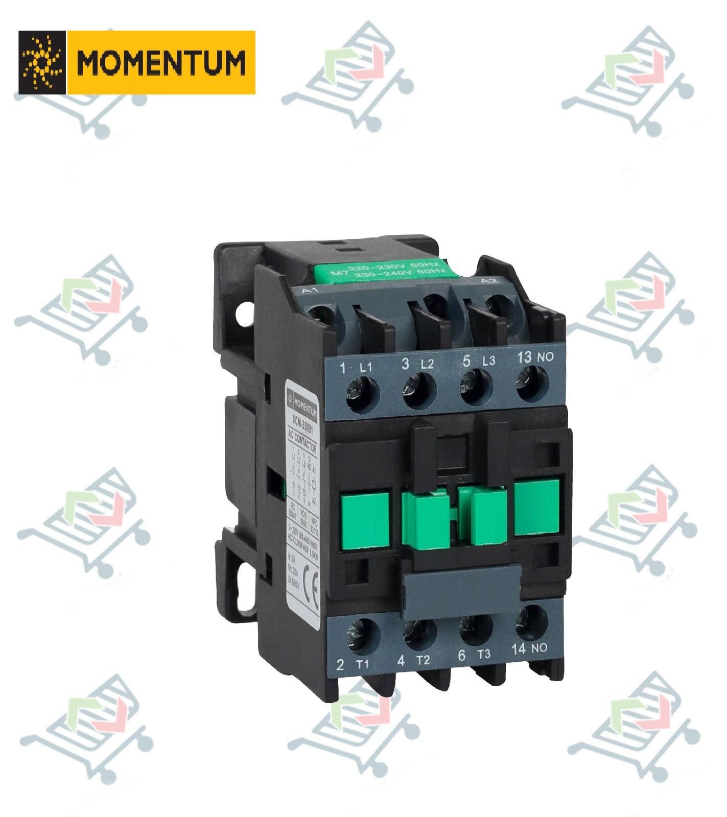3 Kutuplu Kontaktör- Bobin 230VAC 15KW 32A 1NC