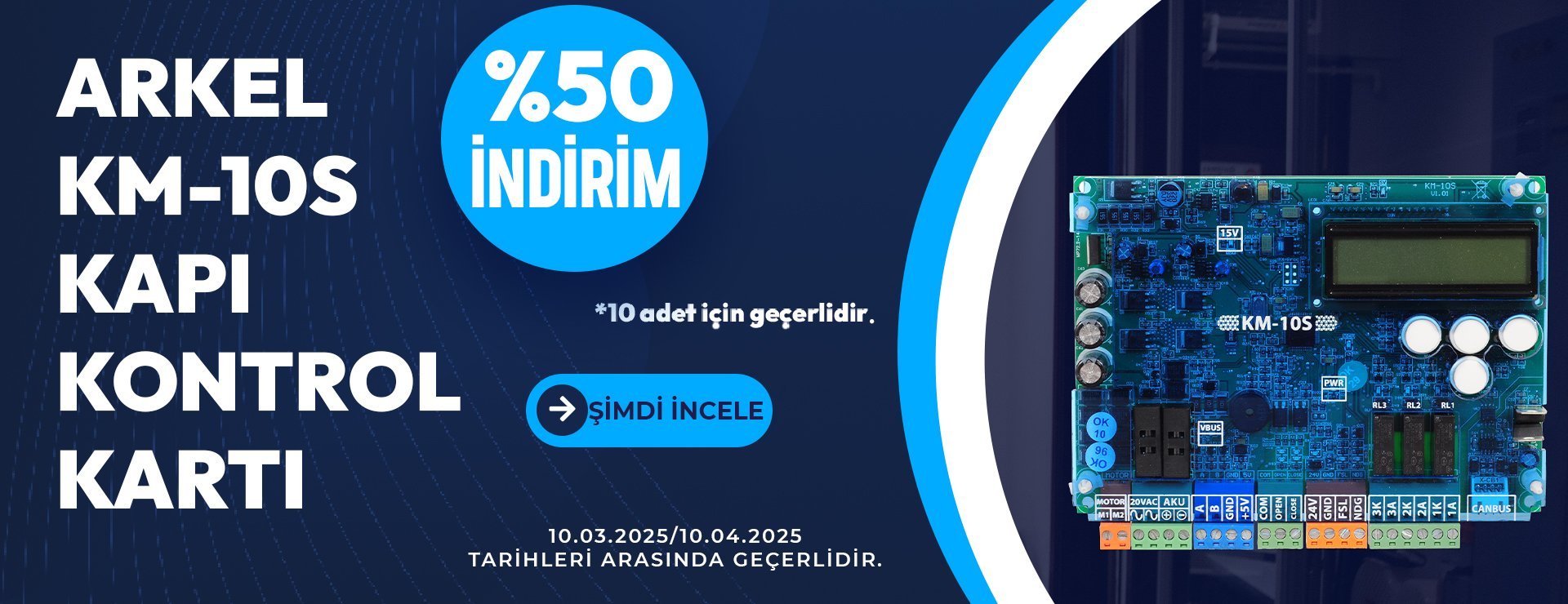 ARKEL KM-10 KAPI KONTROL KARTI